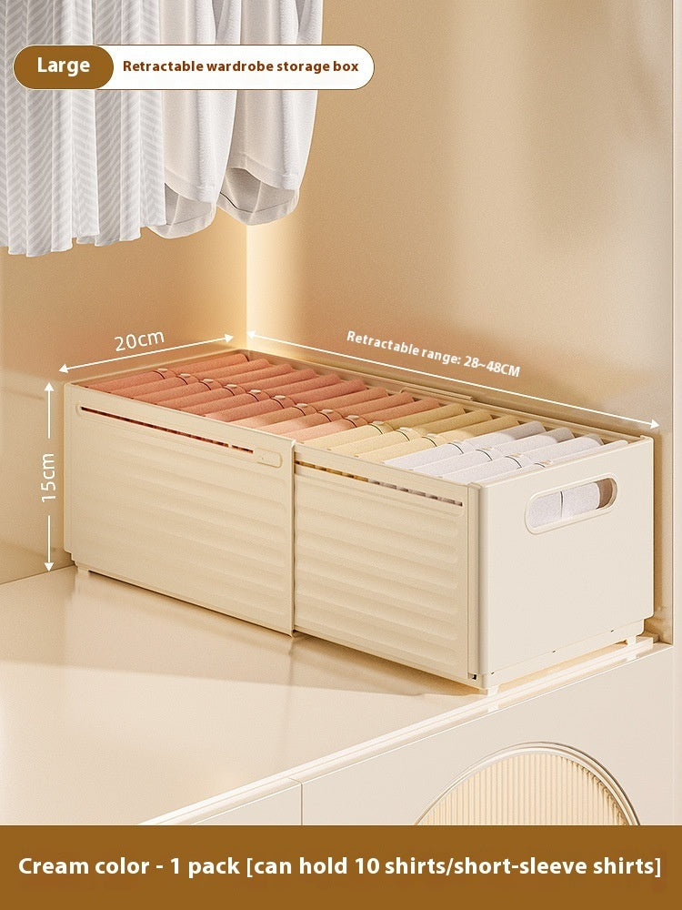 Adjustable Wardrobe Storage Box